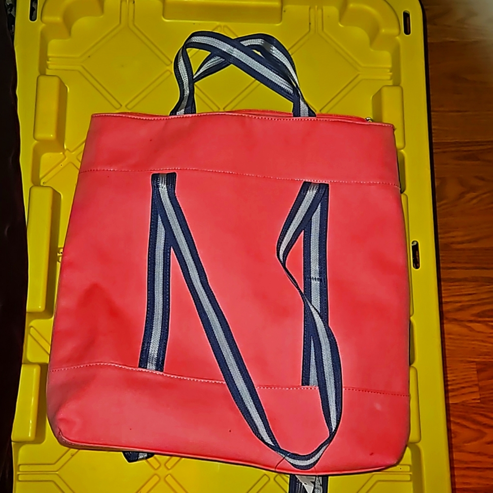 Dipped Tote Solid Coral